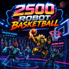 Play 2500 Robot Basket Ball game